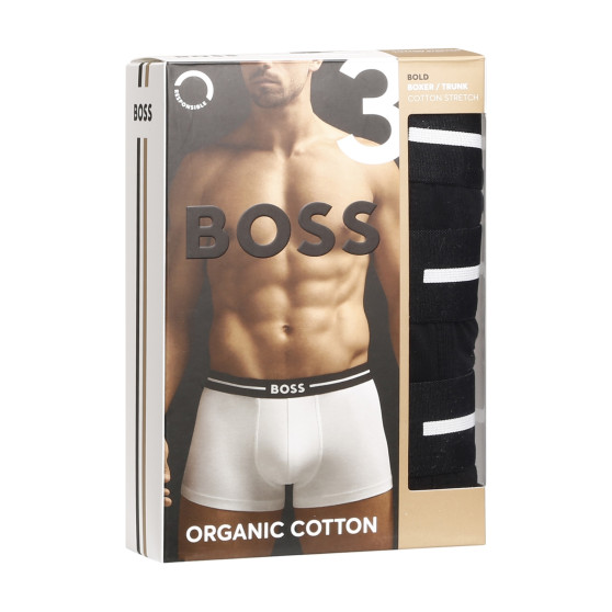 3PACK Boxershorts til mænd BOSS sort (50510687 001)