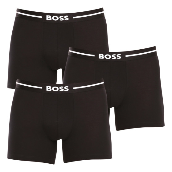 3PACK Boxershorts til mænd BOSS sort (50510698 001)