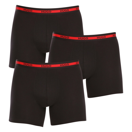 3PACK Boxershorts til mænd HUGO sort (50496713 002)