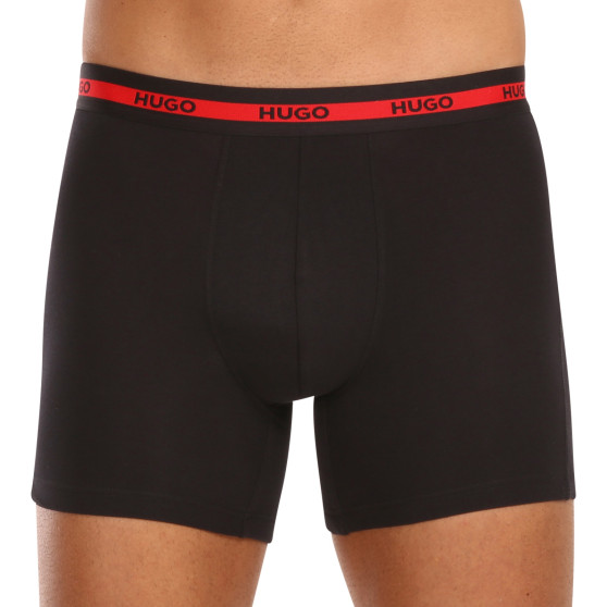 3PACK Boxershorts til mænd HUGO sort (50496713 002)