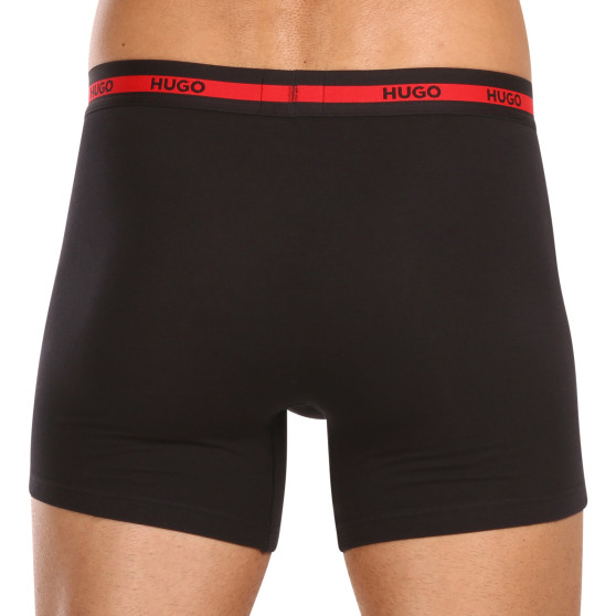 3PACK Boxershorts til mænd HUGO sort (50496713 002)