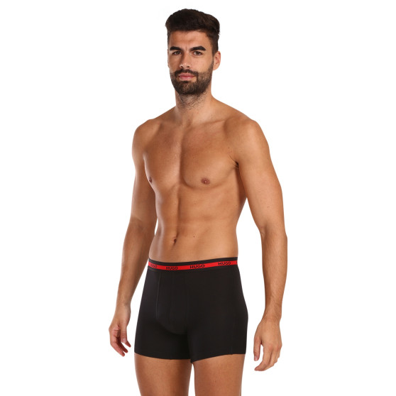 3PACK Boxershorts til mænd HUGO sort (50496713 002)