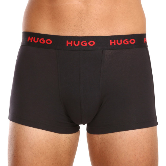 3PACK Boxershorts til mænd HUGO sort (50469766 994)