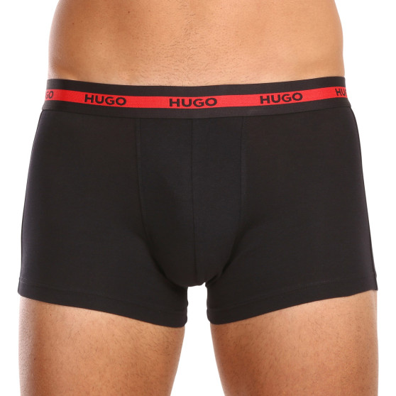 3PACK Boxershorts til mænd HUGO sort (50492375 002)