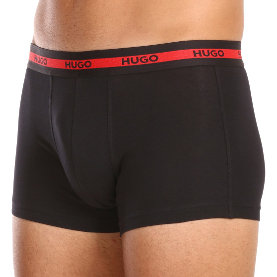 3PACK Boxershorts til mænd HUGO sort (50492375 002)