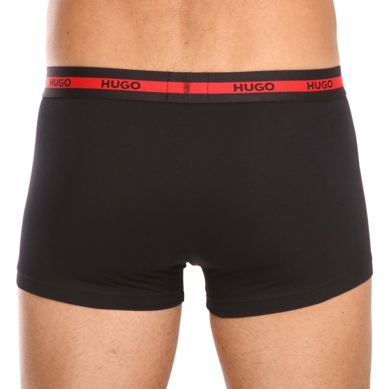 3PACK Boxershorts til mænd HUGO sort (50492375 002)