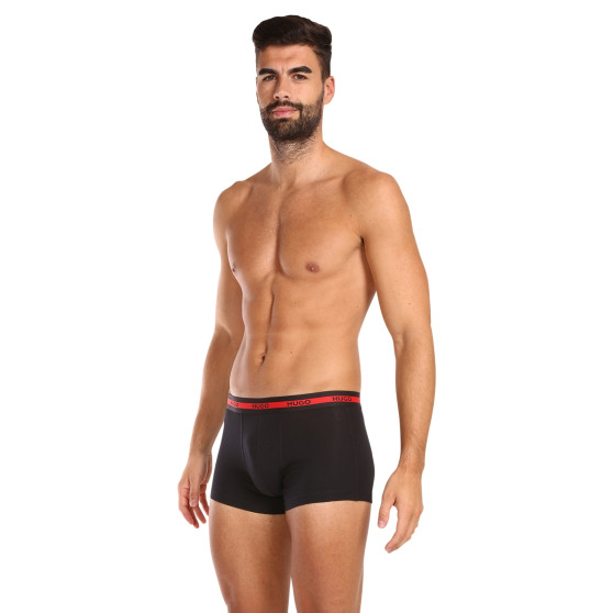 3PACK Boxershorts til mænd HUGO sort (50492375 002)