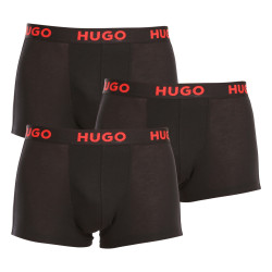 3PACK Boxershorts til mænd HUGO sort (50496723 001)