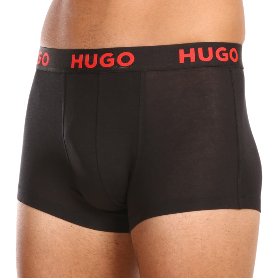 3PACK Boxershorts til mænd HUGO sort (50496723 001)