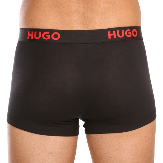 3PACK Boxershorts til mænd HUGO sort (50496723 001)