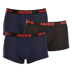 3PACK Boxershorts til mænd HUGO flerfarvet (50496723 406)