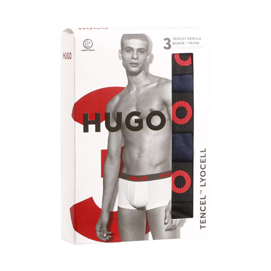 3PACK Boxershorts til mænd HUGO flerfarvet (50496723 406)