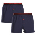 2PACK Boxershorts til mænd HUGO blå (50497686 406)