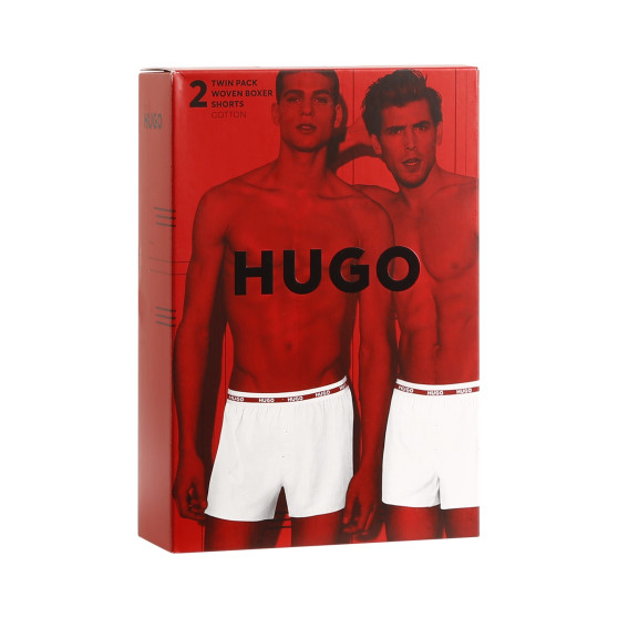 2PACK Boxershorts til mænd HUGO blå (50497686 406)