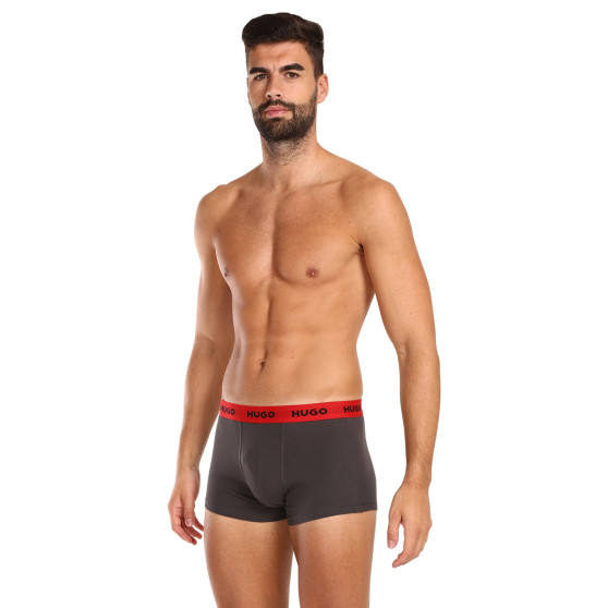 3PACK Boxershorts til mænd HUGO flerfarvet (50469766 031)