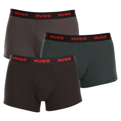 3PACK Boxershorts til mænd HUGO flerfarvet (50469766 303)