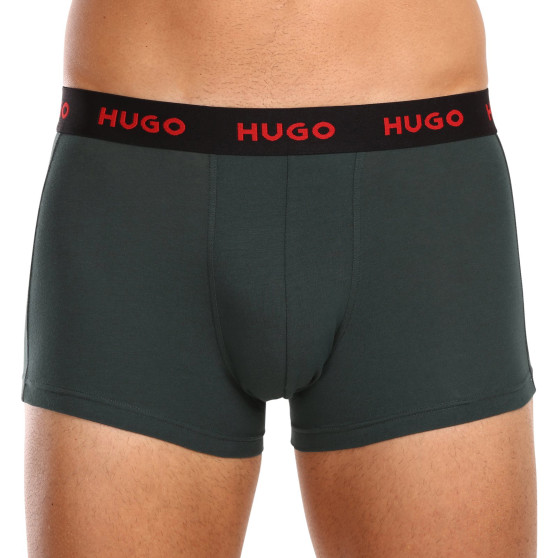 3PACK Boxershorts til mænd HUGO flerfarvet (50469766 303)