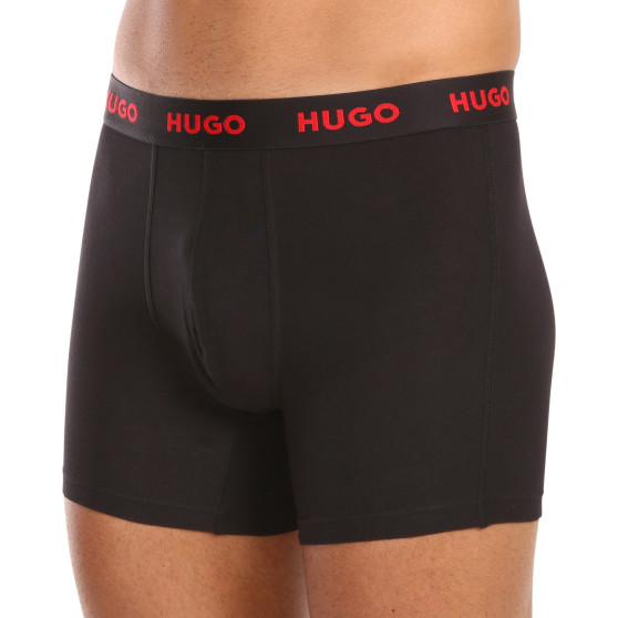 3PACK Boxershorts til mænd HUGO flerfarvet (50503079 413)