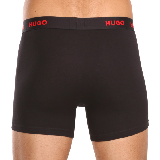 3PACK Boxershorts til mænd HUGO flerfarvet (50503079 413)