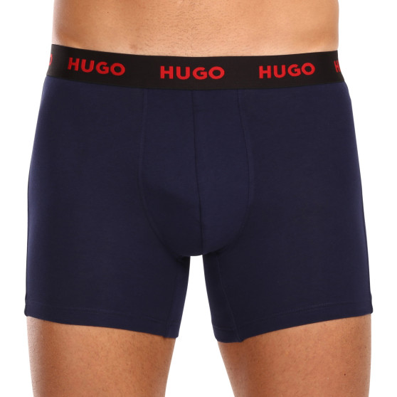 3PACK Boxershorts til mænd HUGO flerfarvet (50503079 413)