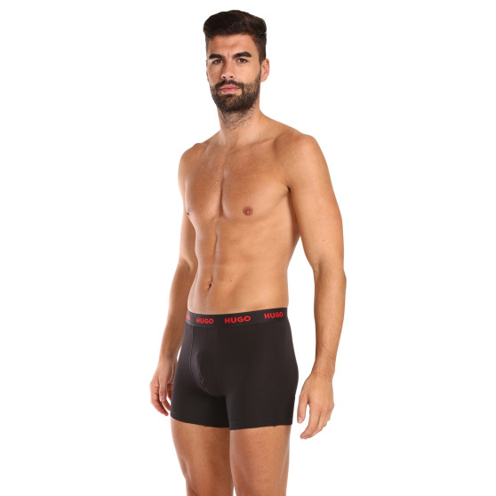 3PACK Boxershorts til mænd HUGO flerfarvet (50503079 413)