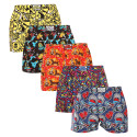 5PACK Boxershorts til mænd Styx art klassisk gummi flerfarvet (5A1300146)