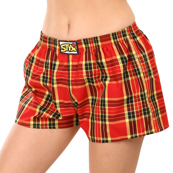 3PACK Dameshorts Styx classic elastic flerfarvet (3K10469)