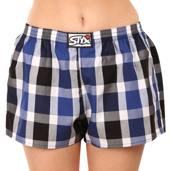 3PACK Dameshorts Styx classic elastic flerfarvet (3K10469)