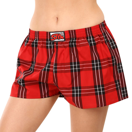 3PACK Dameshorts Styx classic elastic flerfarvet (3K10236)