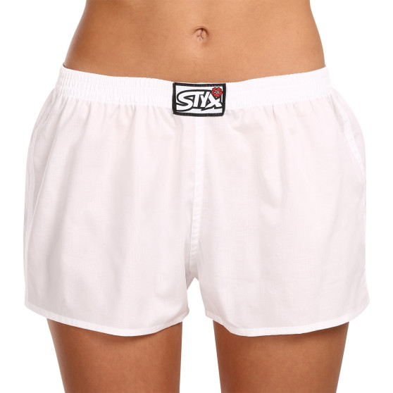 Dameshorts Styx classic elastic hvid (K1061)