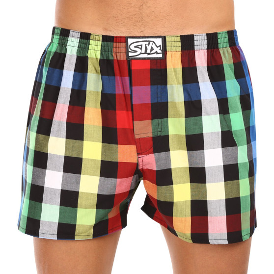 3PACK Boxershorts til mænd Styx classic elastic flerfarvet (3A11123)