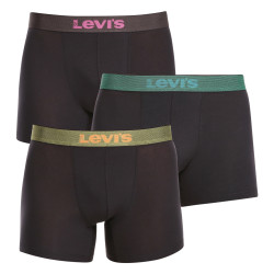 3PACK Boxershorts til mænd Levis sort (701224662 001)