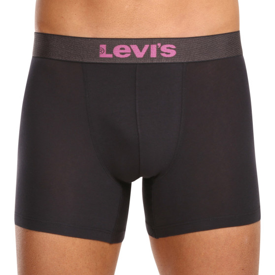 3PACK Boxershorts til mænd Levis sort (701224662 001)