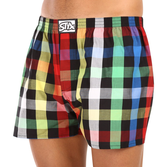 3PACK Boxershorts til mænd Styx classic elastic flerfarvet (3A11123)