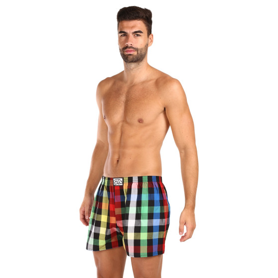 3PACK Boxershorts til mænd Styx classic elastic flerfarvet (3A11123)