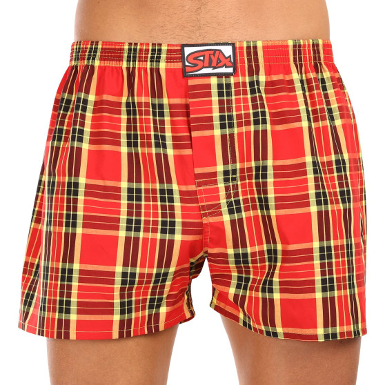 3PACK Boxershorts til mænd Styx classic elastic flerfarvet (3A11456)