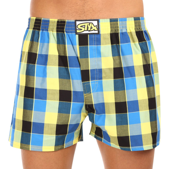 3PACK Boxershorts til mænd Styx classic elastic flerfarvet (3A11456)