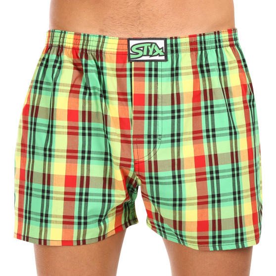 3PACK Boxershorts til mænd Styx classic elastic flerfarvet (3A11789)