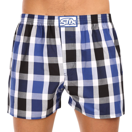 3PACK Boxershorts til mænd Styx classic elastic flerfarvet (3A11789)