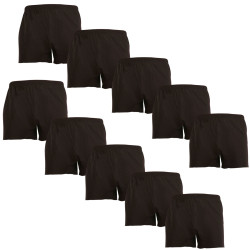 10PACK Boxershorts til mænd Nedeto sort (10NDTT001)