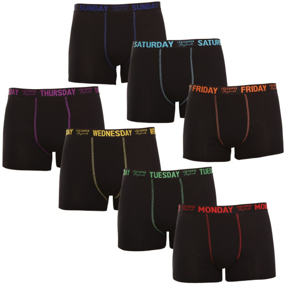 7PACK Boxershorts til mænd Lee Cooper sort (LCUBOX7P0110-1769913)