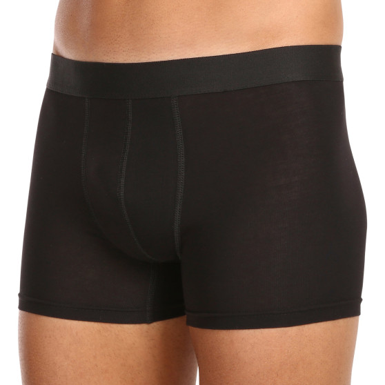 5PACK Boxershorts til mænd Nedeto overstørrelse sort (5NBX001)