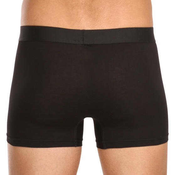 5PACK Boxershorts til mænd Nedeto overstørrelse sort (5NBX001)