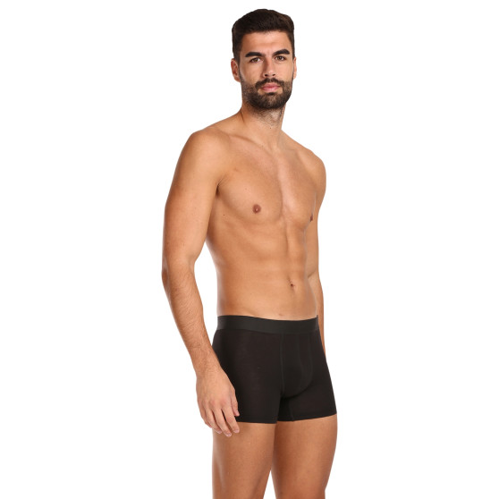 5PACK Boxershorts til mænd Nedeto overstørrelse sort (5NBX001)