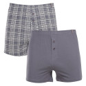 2PACK Boxershorts til mænd Molvy flerfarvet (KP-086-BBU)