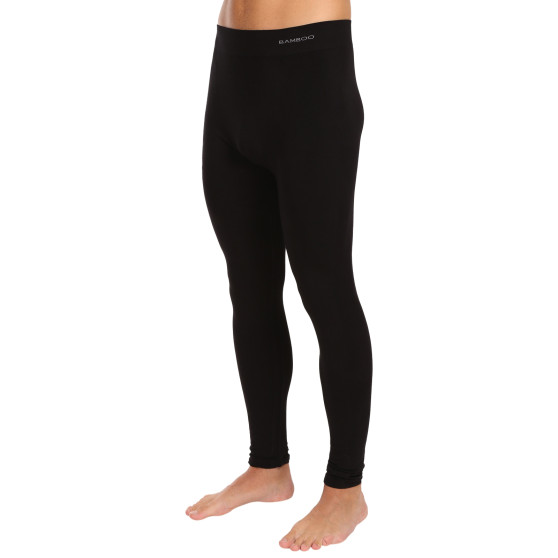 Gino sømløse bambusleggings sort (95031)