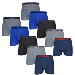 10PACK Boxershorts til mænd Gianvaglia flerfarvet (023)