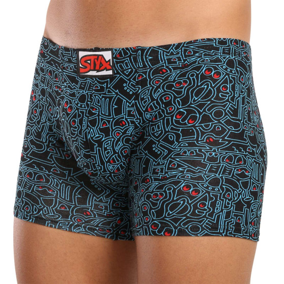 Boxershorts til mænd Styx long art klassisk gummi doodle (F1256)