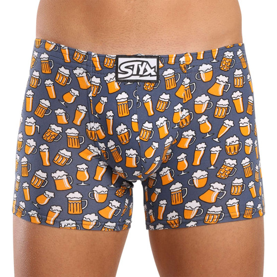 Boxershorts til mænd Styx long art klassisk gummi beer (F1357)