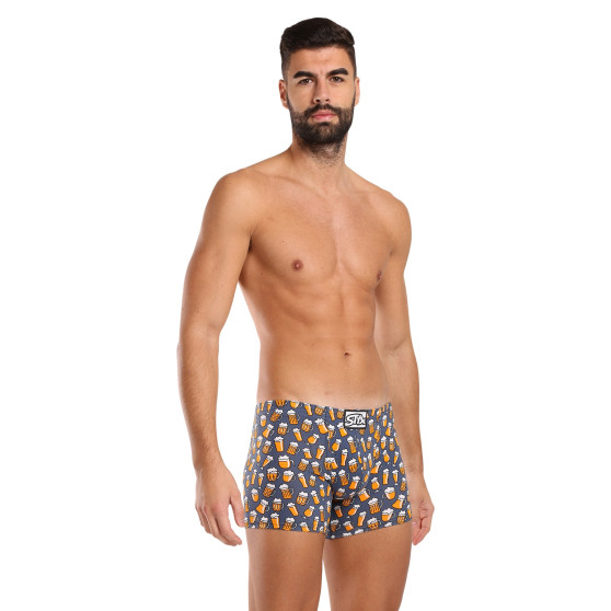 Boxershorts til mænd Styx long art klassisk gummi beer (F1357)